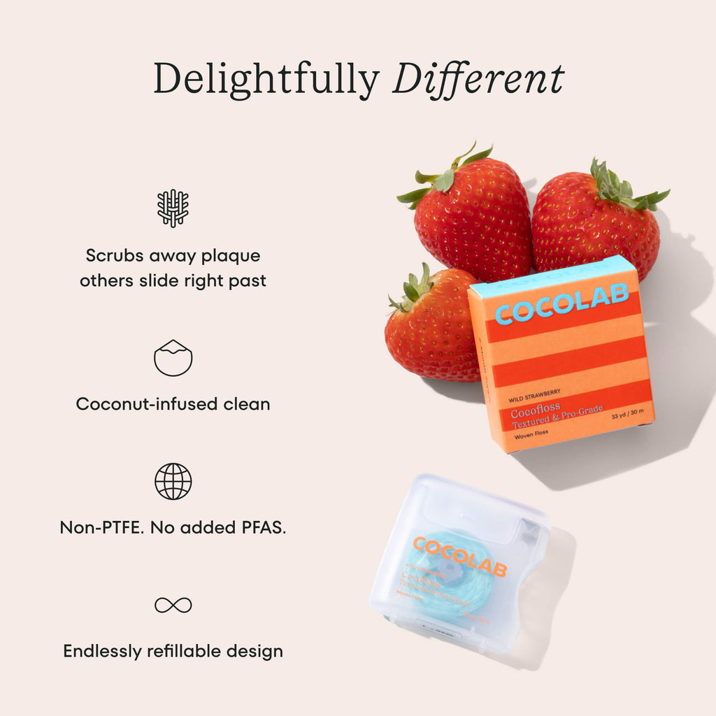 Wild Strawberry Dental Floss – COCOLAB