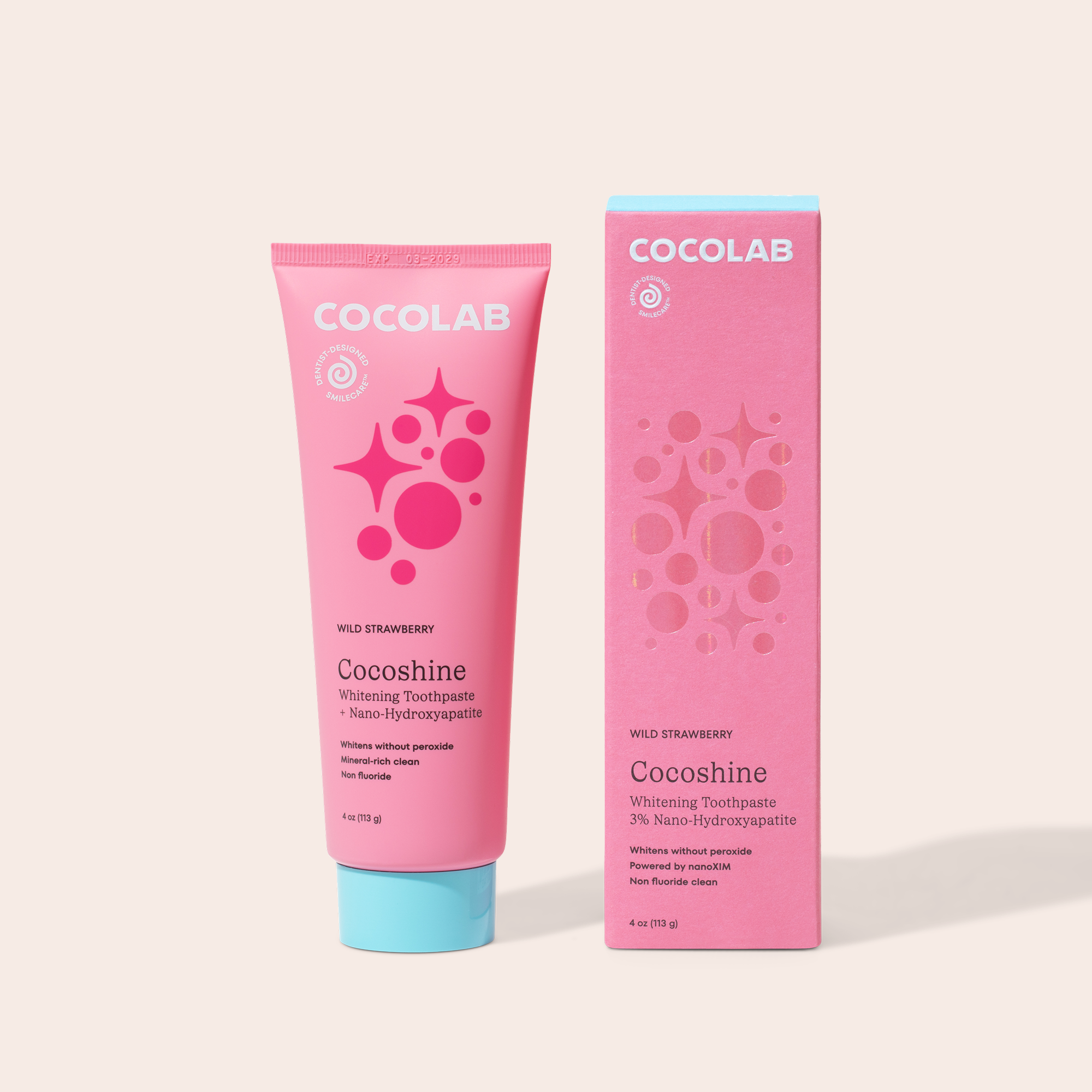 Cocoshine Whitening Toothpaste - Wild Strawberry