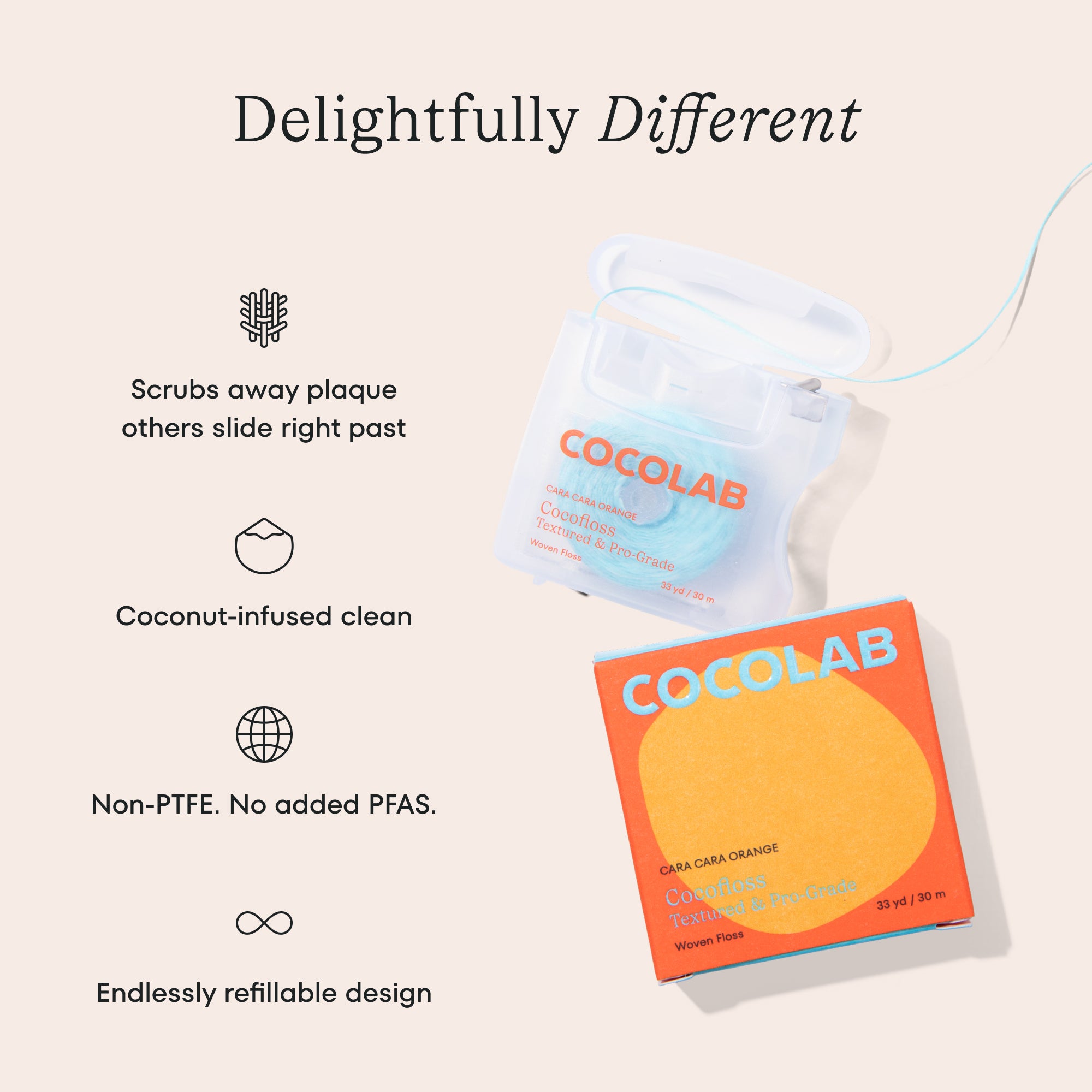 Cocofloss 4-Spool Dental Floss Set – COCOLAB