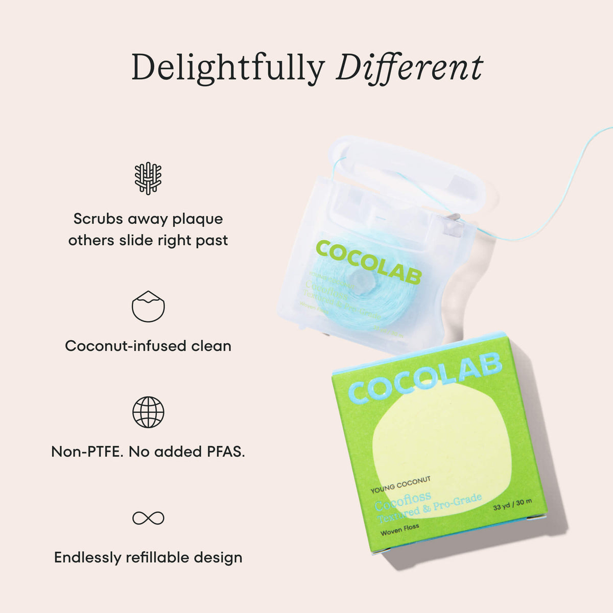 Young Coconut Dental Floss